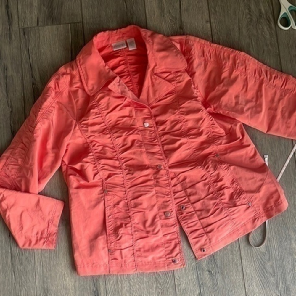 Chicos jacket size 16 coral jacket extra large or size 16